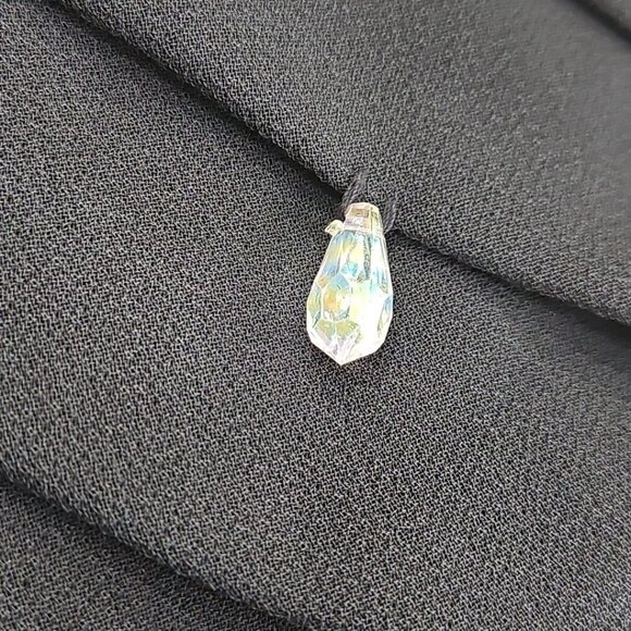 Misty Lane Evening Top Women's Size 12 NWT Teardrop Rhinestones Black Sleeveless - Picture 5 of 10